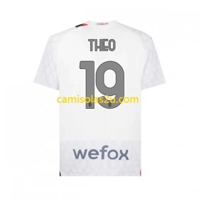 Camisolas de futebol AC Milan Theo 19 Equipamento Alternativa 2023/24 Manga Curta